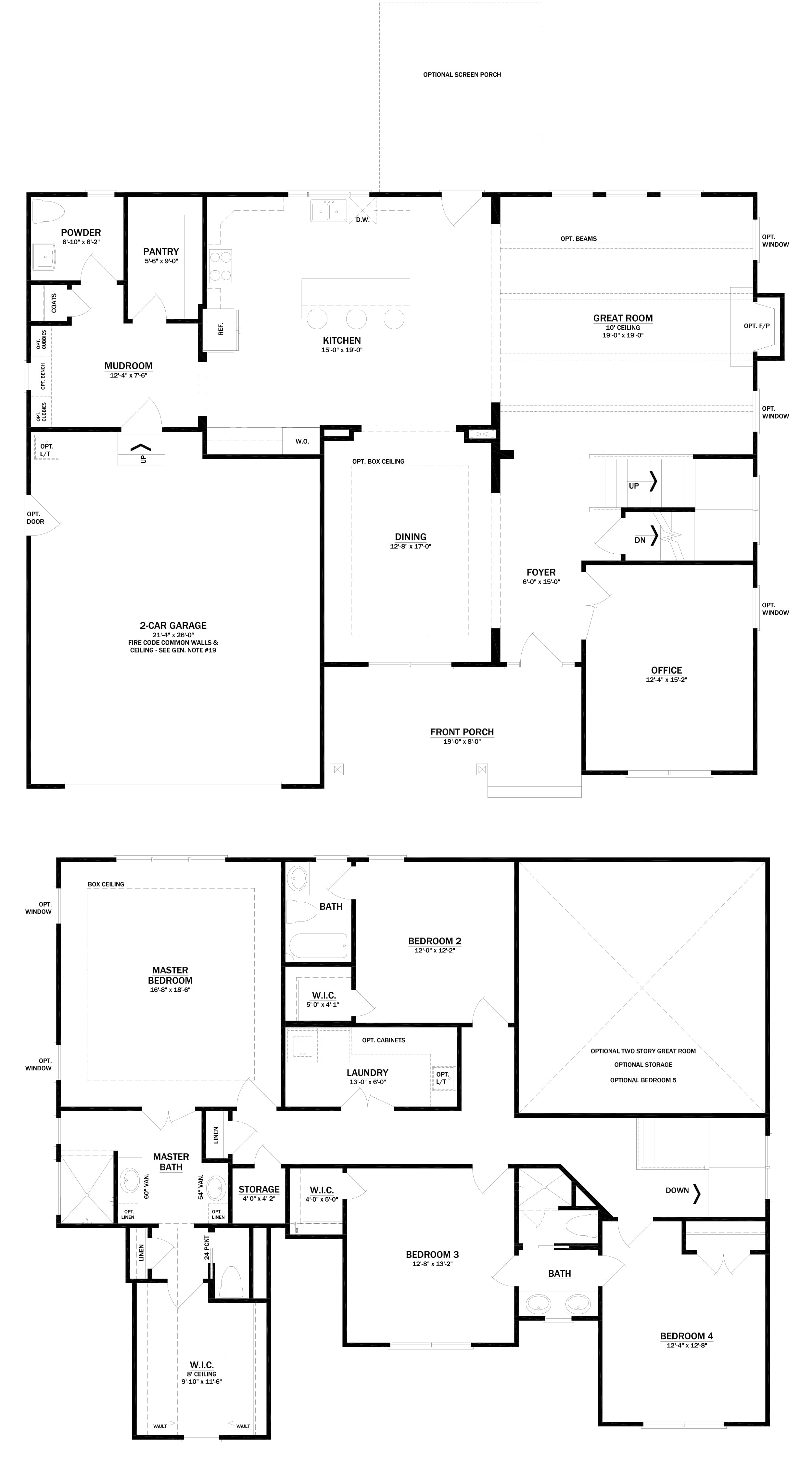 The Appomattox floor plan diagram