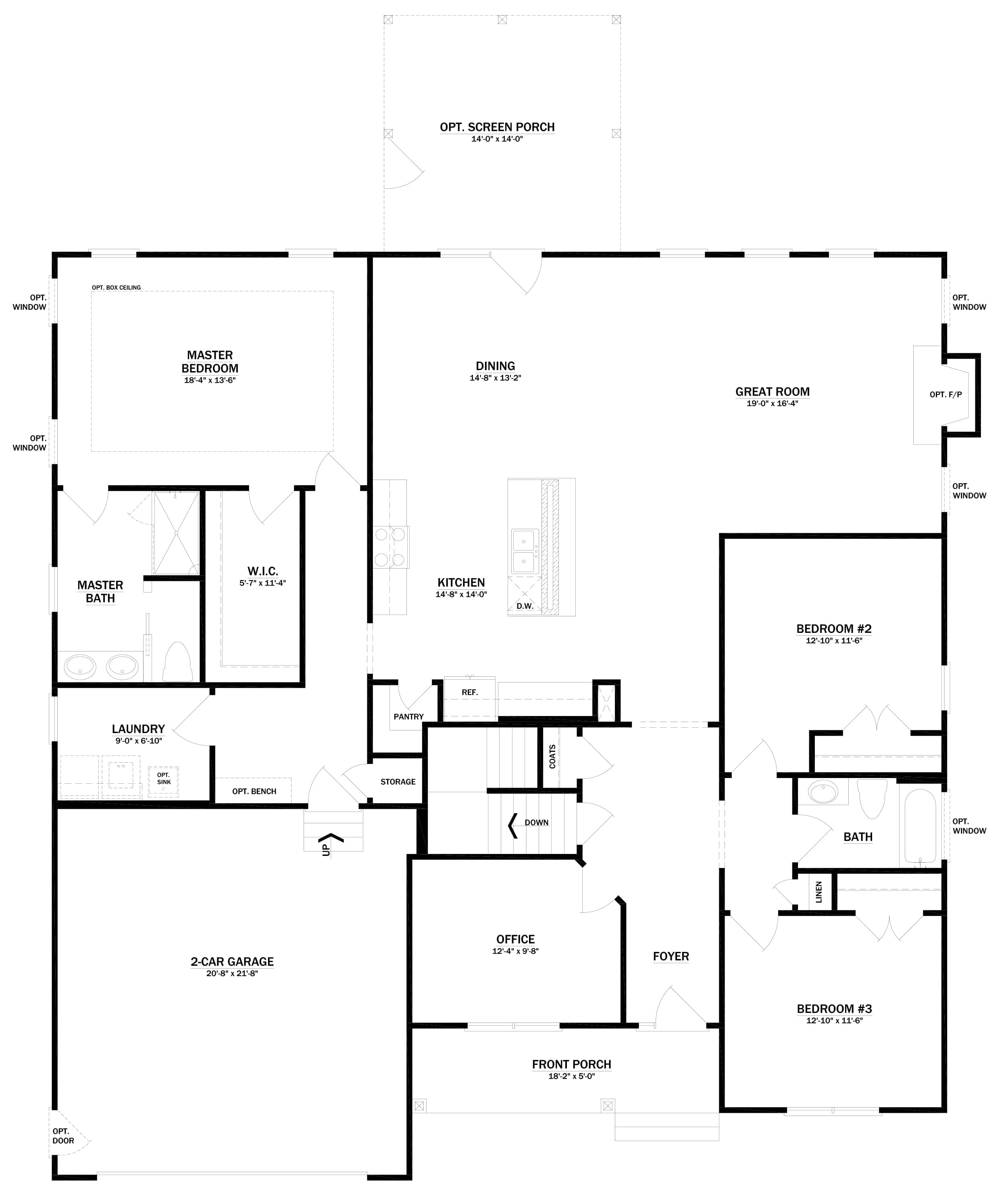The Richmond floor plan diagram