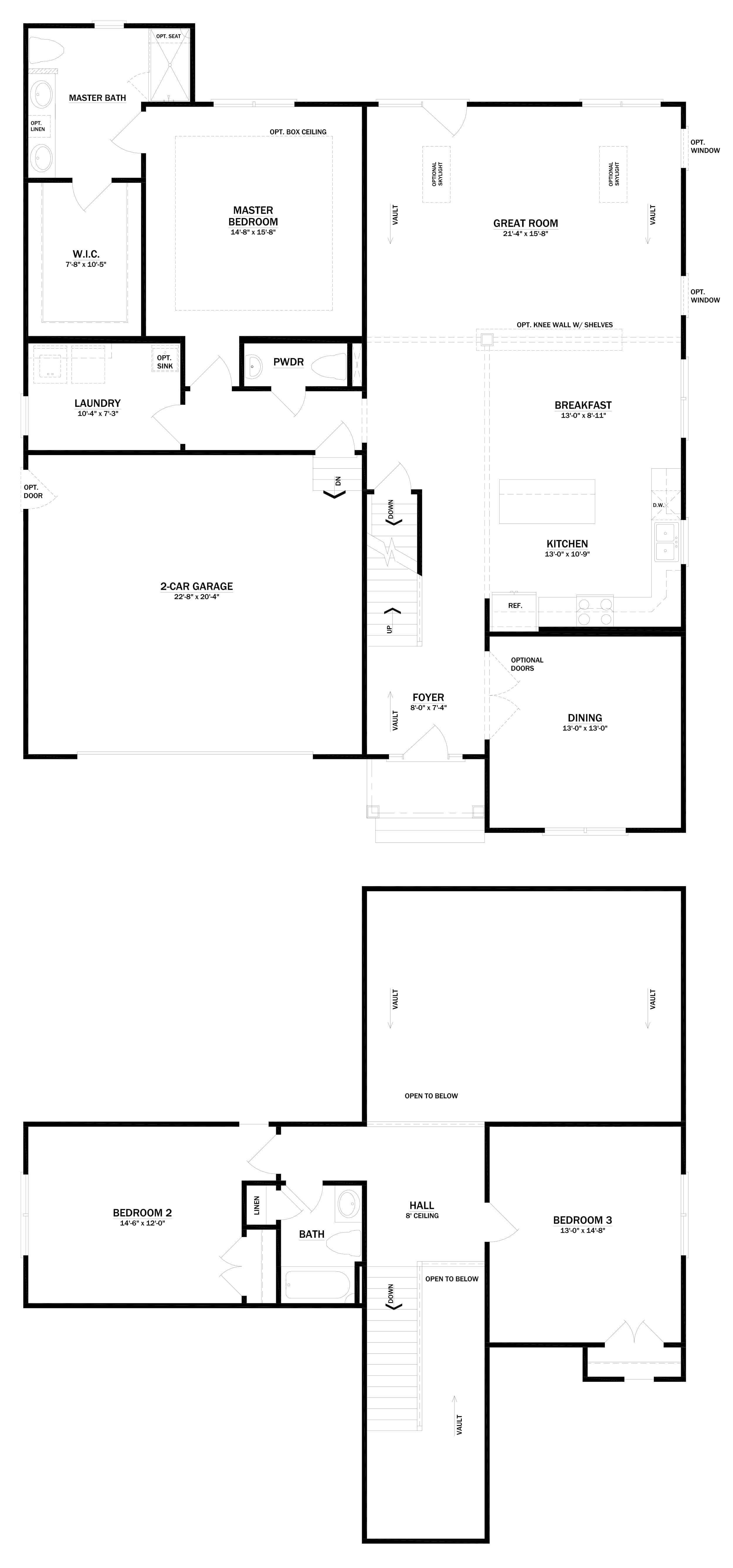 The Russell floor plan diagram