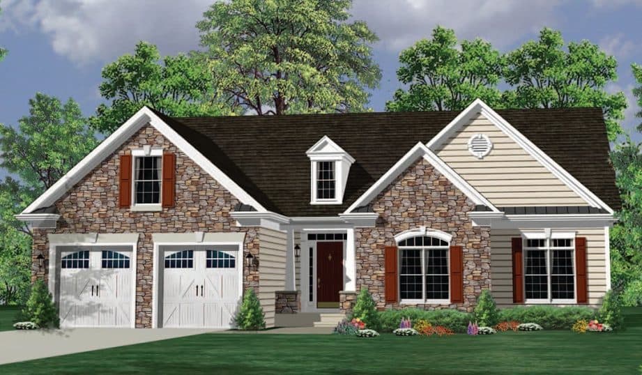 The Montgomery exterior elevation